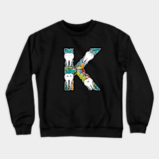 Letter K Crewneck Sweatshirt